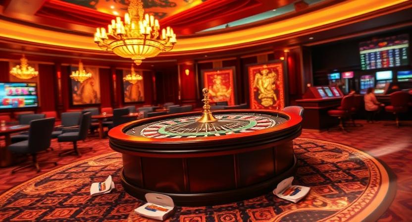 Player account and game selection on Y6BET